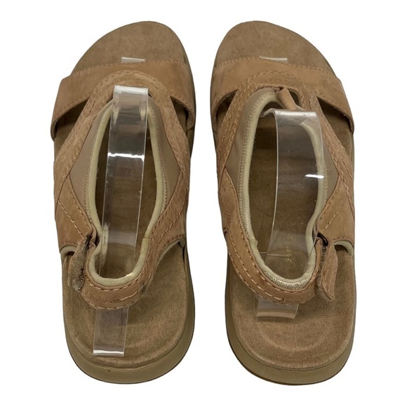 Easy Spirit Evio Tan Suede Casual Comfort Sandals Women’s 7.5 - Picture 7 of 12